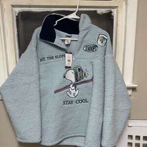 Fleece Pullover - Light Blue